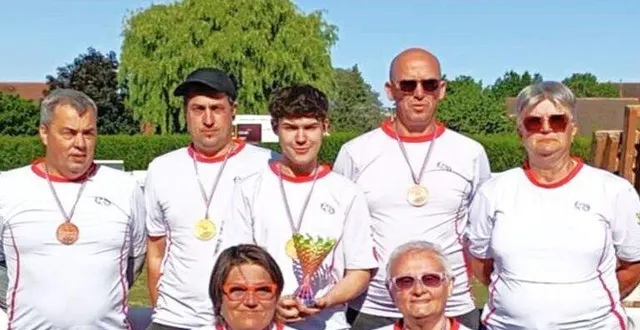 photo  des podiums, encore des podiums !  &copy;  archers de sillé 