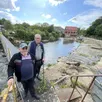 photo vice-président et président de l’association des fondeurs d’antoigné, michel gaudemer et gérard viel ont préparé, avec la société zéphyr, les visites du barrage sur la sarthe.