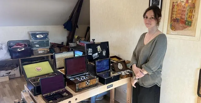 photo  charlotte vial-olejnik a installé son atelier de gainerie à la flèche en 2024.  &copy;  ouest-france 