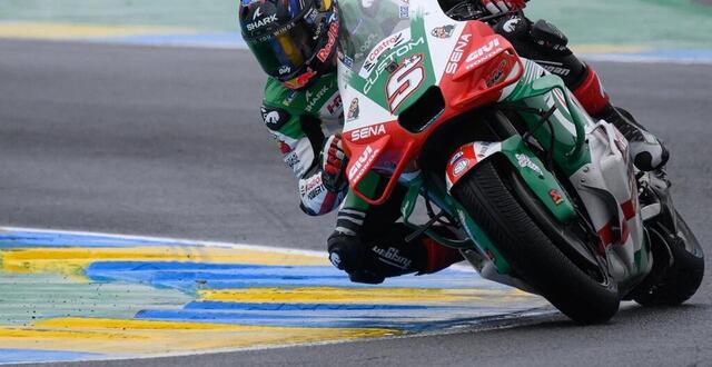 photo après son sacre historique au mans, johann zarco espère bien figurer au gp de grande-bretagne. © archive loïc venance / afp