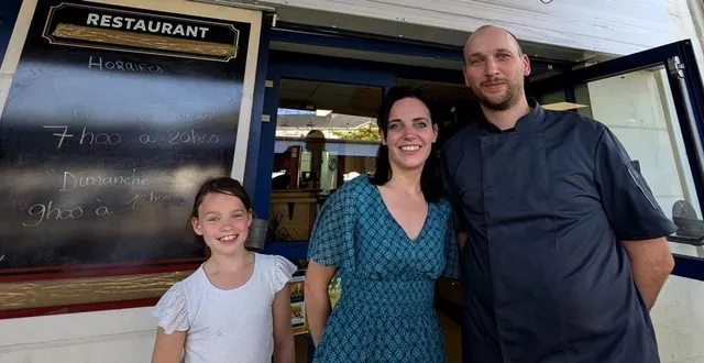photo  wendy et matthias odye ont repris le restaurant de centre-bourg, devenu le central.  &copy;  ouest-france 