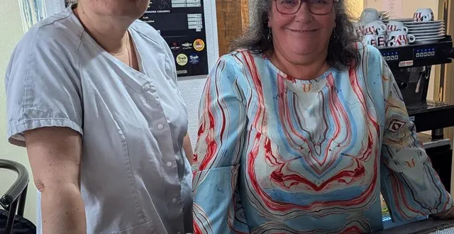 photo  karine gohier et delphine couléard, gérantes du petit creux gourmand, ont lancé une collecte caritative.  &copy;  ouest-france 