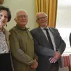 photo de gauche à droite : dominique ledet, jean-claude pellemoine, le maire jacques lacoche et jean-pierre mariais.