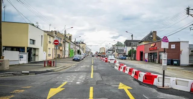 photo  l’avenue félix-geneslay au sud du mans est en pleine transformation et ne sera plus la même dans quelques années.  &copy;  photo : archives le maine libre - yvon loué 