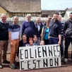 photo le collectif ne lâche rien face aux promoteurs qui aimeraient installer des éoliennes sur le territoire.