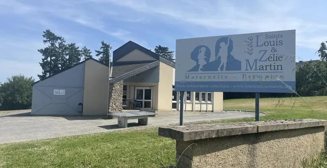 photo  l’école saints louis et zélie martin à bouchemaine. cette école catholique hors contrat porte le nom des parents de sainte thérèse de lisieux. ils ont été canonisés le 18 octobre 2015 par le pape françois.  &copy;  ouest-france 