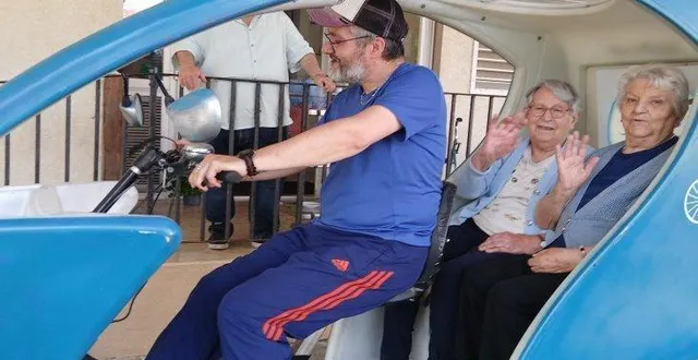 photo  une balade à vélo, de quoi se régaler à l’ehpad henri-raimbault.  &copy;  co 