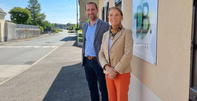 photo  le projet de lecture bibliothèque (bâtiment sur la photo) est toujours d’actualité, même si le bâtiment prévu pour accueillir ce service est temporairement affecté à l’accueil d’une étude notariale, celle de me damien baube.  &copy;  ouest-france 