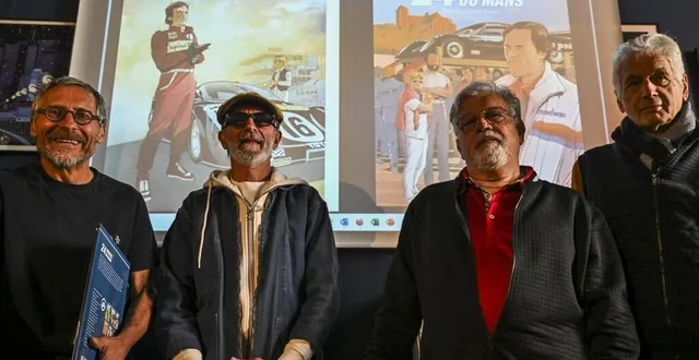 photo  l’équipe de jean rondeau et samuel chauveau (à gauche) se sont associés pour faire revivre cette histoire extraordinaire.  &copy;  le maine libre – denis lambert 