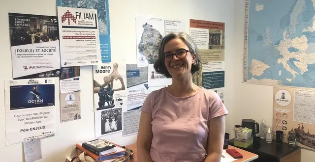 photo  l’historienne médiévale angevine, carole avignon, a conçu un prototype de jeu vidéo pour rendre l’histoire accessible au grand public.  &copy;  laurena jupin 