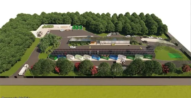 photo  voici à quoi ressemblera la future déchetterie de baugé-en-anjou. sa mise en service est prévue à la fin de l’année 2025.  &copy;  baugeois-vallée 