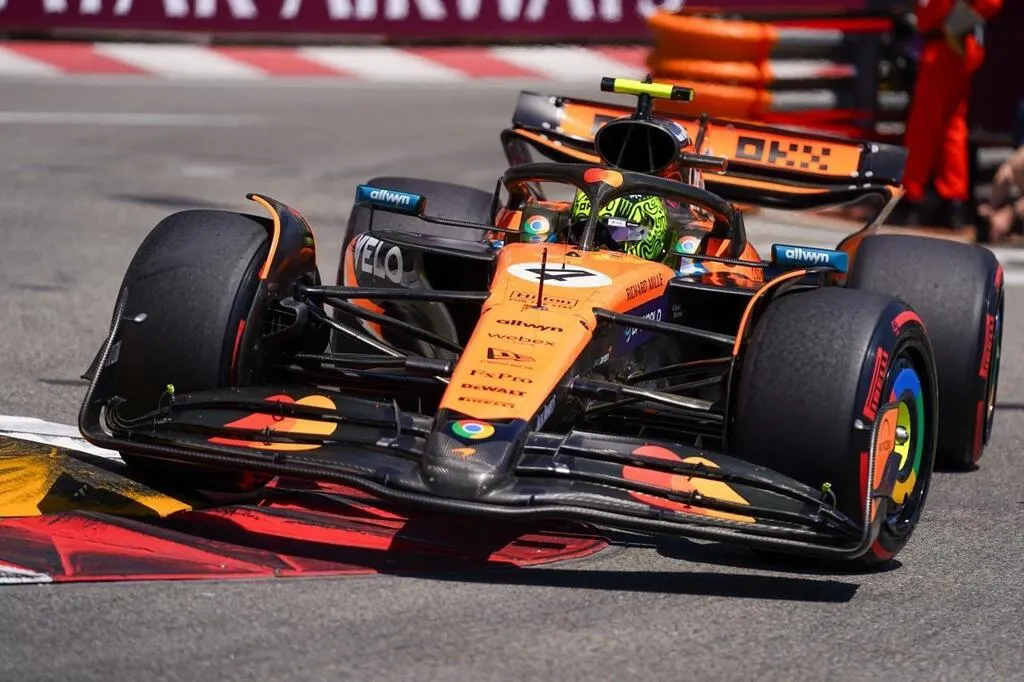 F1. Grand Prix de Monaco : la grille de départ avec Lando Norris en pole  devant Charles Leclerc . - Le Mans.maville.com