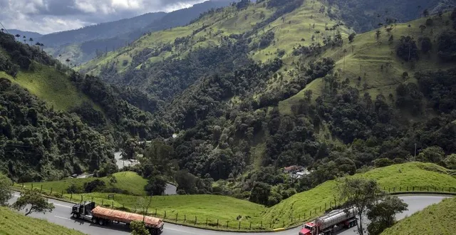 photo  une vue de la région du quindío, en colombie, le 17 novembre 2021.  &copy;  guillermo legaria / getty images via afp 