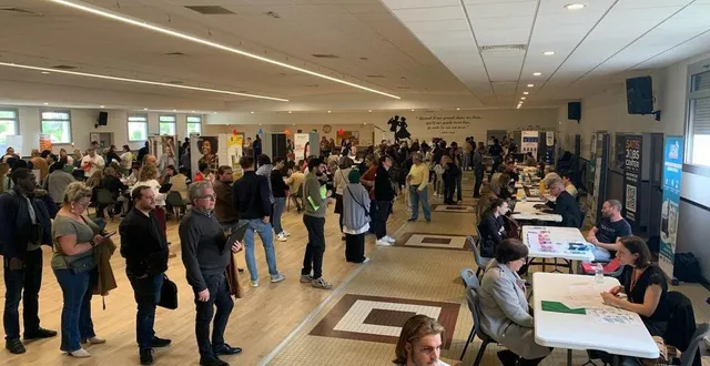 photo  le job dating était organisé par depar.  &copy;  le maine libre 