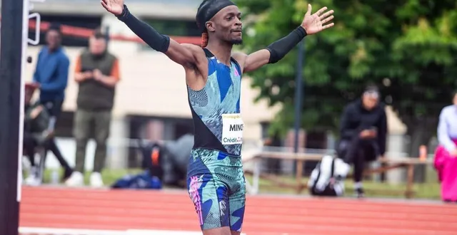 photo  le champion de france élite indoor 2024 impressionne en battant le record du meeting de l’aigle (2m16), ce dimanche 25 mai 2025.  &copy;  lucas henry/meeting de l’aigle 
