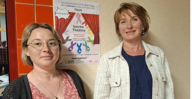 photo  marie-amélie fourmon et séverine metais font partie des organisatrices de la soirée théâtre du 3 juin.  &copy;  ouest-france 
