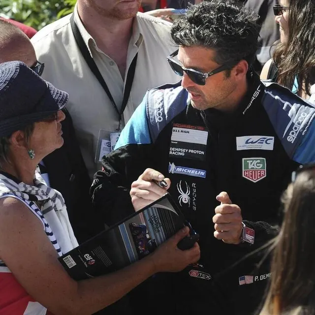 L’acteur et pilote Porsche Patrick Dempsey archives photo l’acteur et pilote porsche patrick dempsey © archives
