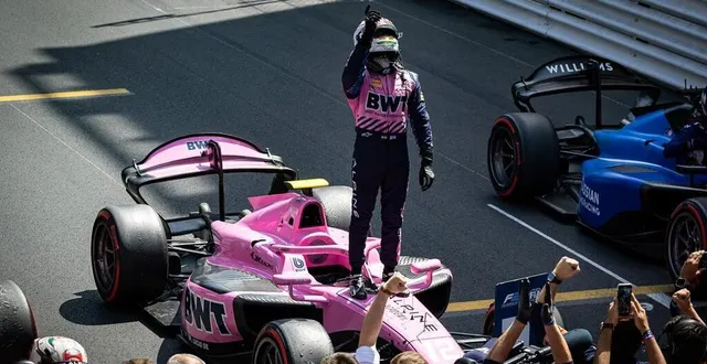 photo  kush maini a remporté son premier succès avec dams lors de la course sprint de monaco.  &copy;  dams 