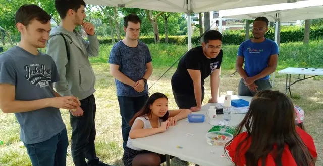 photo  les trois organisateurs, avec à gauche yannis robin, françois milcent et raphaël béduneau.  &copy;  co 