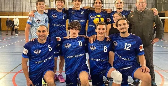 photo  en finale l’équipe du prénationale cssg le mans a battu 3 à 1 l’équipe de l’asca vb.  &copy;  le maine libre. 