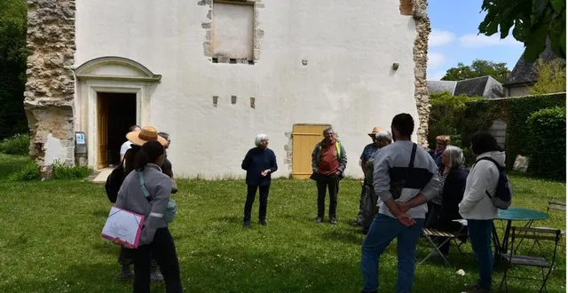 photo  une quinzaine de participants ont pu profiter du cadre de l’abbaye.  &copy;  le maine libre 