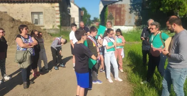 photo  la chambre d’agriculture prend toute sa place dans le projet d’animations des jeunes du conseil junior de candé  &copy;  ouest-france 
