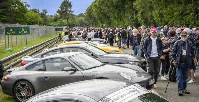 photo  en 2024, le virage de mulsanne avait accueilli 8 000 visiteurs la veille des 24 heures du mans.  &copy;  dominique personne 