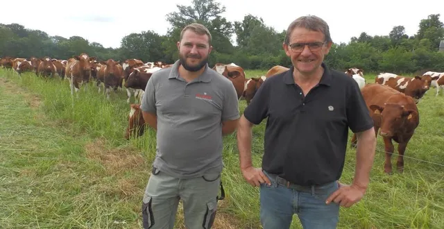 photo  jean-philippe benoist, de la haute prévôté, et stéphane grimault, des hautes allières, seront les animateurs de cette nouvelle rando ferme.  &copy;  co 