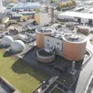 photo  l’unité de méthanisation de la station d’épuration de la chauvinière, au mans, en service depuis juin 2021. 