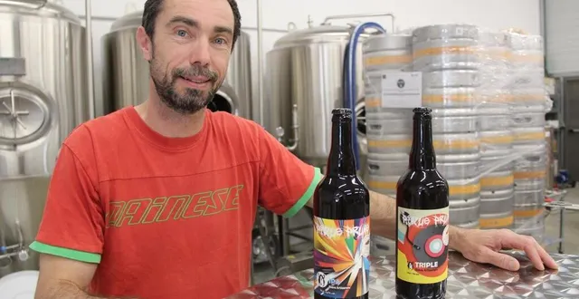 photo  au lude (sarthe), la brasserie pique prune poursuit son développement et fête ses deux ans ce vendredi 30 mai 2025. dans les prochains mois, nicolas lebreton prévoit de doubler la surface de son local.  &copy;  ouest-france 