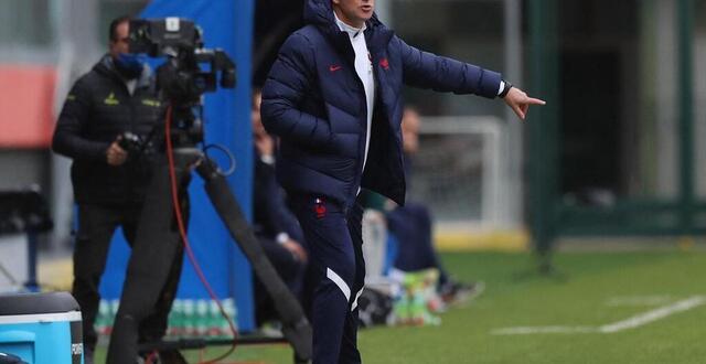 photo l’entraîneur de l’équipe de france u17 lionel rouxel. © paolo bruno / afp