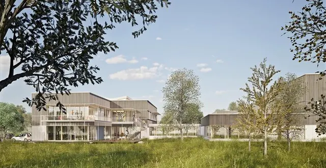 photo  à quoi va ressembler le futur site de vit'all + à sargé-lès-le mans.  &copy;  pharo ouest 