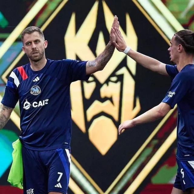 photo jérémy menez lors de la première édition de la kings world cup, en 2024 au mexique.  ©  kingsleague