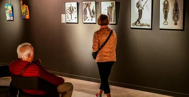 photo  le centre d’art fiaa à la visitation au mans a lancé la 32e édition du festival d’art contemporain puls’art.  &copy;  photo : le maine libre – yvon loué 