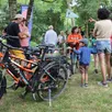 photo  le défi « mois de juin sans voiture » a été lancé dans le parc du château de sablé-sur-sarthe, dimanche 1er juin 2025. 