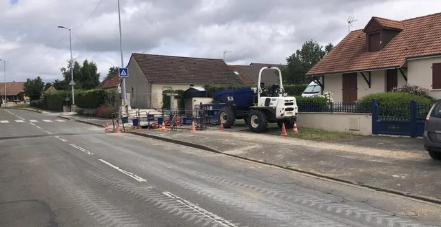 photo  travaux route de ballon  &copy;  ouest-france 