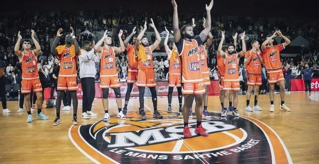 photo  les joueurs du mans sb après leur victoire face à nancy, en novembre 2024.  &copy;  dominique breugnot photographer 