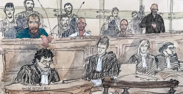 photo  michael chiolo, barbu, s’est exprimé une première fois aujourd’hui, devant la cour spéciale à paris.  &copy;  afp 