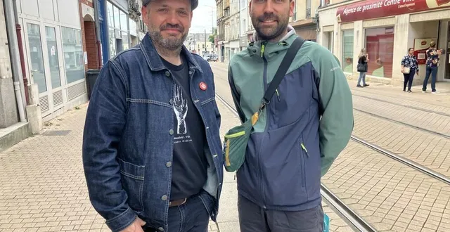 photo  ruddy guilmin, à l’écriture, et félix besson à la réalisation, ont travaillé de pair sur le documentaire « l’usine retrouvée », qui sera diffusé sur france 3 pays de la loire, ce jeudi 5 juin 2025.  &copy;  ouest-france 