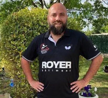 photo  sébastien souissi, le président de la vigilante tennis de table.  &copy;  le maine libre 