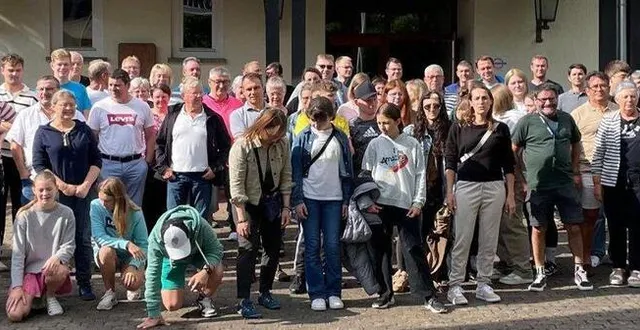 photo  en 2024, ce sont les candéens qui étaient allés en allemagne.  &copy;  archives o.-f. 
