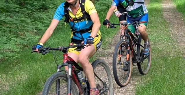 photo  les vététistes ont apprécié les parcours balisés par bercé sur deux roues.  &copy;  ouest-france 