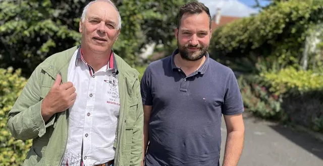 photo  andré-pierre guittet a vendu son exploitation, emmanuel bellanger s’est installé.  &copy;  ouest-france. 