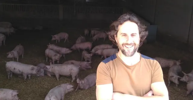 photo  bastien bourges est l’un des quatre associés du gaec du lunerotte à laigné-saint-gervais.  &copy;  le maine libre 