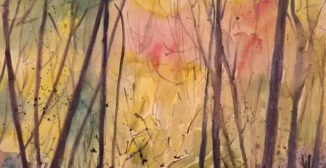 photo  une aquarelle de françoise guyot.  &copy;  françoise guyot 