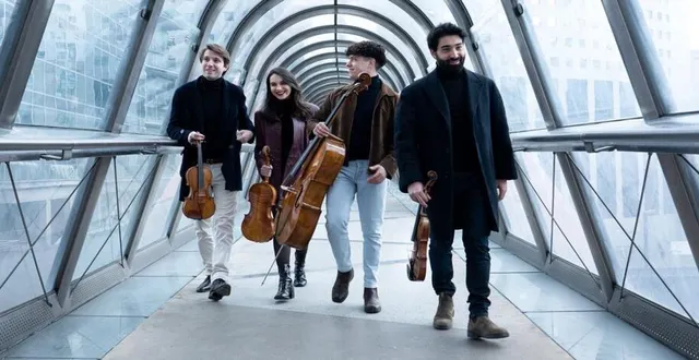 photo  elmire, un quatuor à cordes qui va se produire dans le salon du manoir de la chaslerie.  &copy;  photo fournie par la chaslerie 