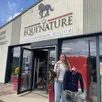 photo  laure nicolas, gérante du magasin d’équipement d’équitation équi’nature à argentan (orne), organise chaque année une journée de la seconde main. 