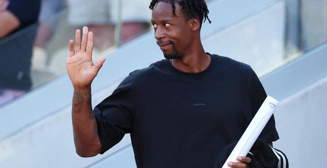 photo gaël monfils à roland-garros. © julian finney / getty images via afp