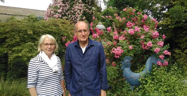 photo  michèle et bertrand garreau ouvriront les portes de leur jardin ce week-end   &copy;  le maine libre 