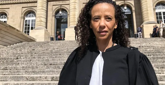 photo  maître nadia moussif défend abdelaziz fahd, l’un des cinq accusés dans le procès de l’attentat à la prison de condé-sur-sarthe.  &copy;  ouest-france 